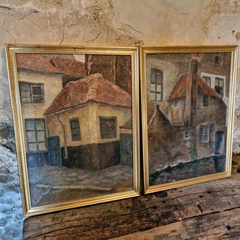 Paire de tableaux